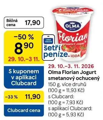 Olma Florian jogurt smetanový ochucený