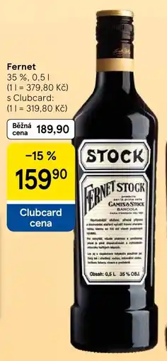 Tesco Stock fernet nabídka