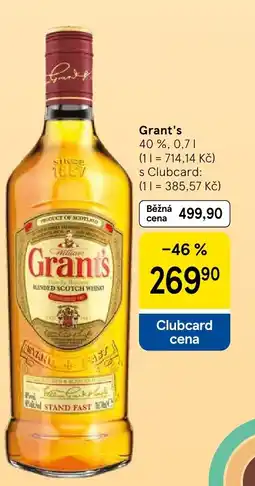 Tesco Grants nabídka