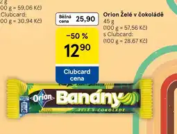 Tesco Orion Banány želé v čokoládě nabídka