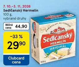 Tesco Sedlčanský Hermelín nabídka