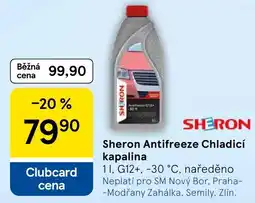 Tesco Sheron Antifreeze Chladicí kapalina nabídka