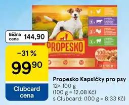 Tesco Propesko kapsičky pro psy nabídka