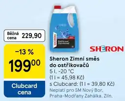 Tesco Sheron zimní směs do ostřikovačů nabídka