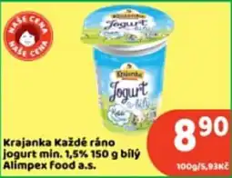 Brněnka Krajanka každé ráno jogurt min. 1,5% bílý nabídka