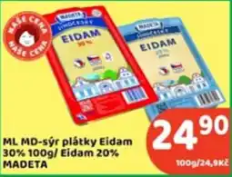 Brněnka Madeta ml md-sýr plátky eidam nabídka