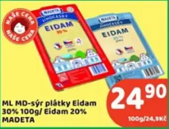 Madeta ml md-sýr plátky eidam