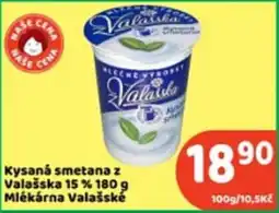 Brněnka Valašská kysaná smetana 15 % nabídka