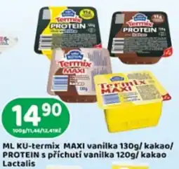 Brněnka Termix MAXI vanilka / kakao / PROTEIN nabídka