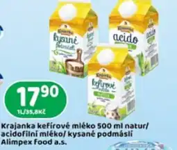 Brněnka Krajanka kefírové mléko natur nabídka
