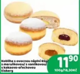 Brněnka Eisberg koblíha s ovocnou náplní nabídka