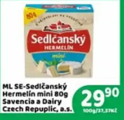 Brněnka Sedlčanský Hermelín mini nabídka