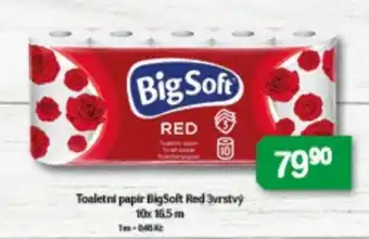 BigSoft toaletní papír Red 3vrstvý