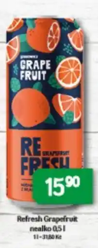 Brněnka Refresh Grapefruit nabídka