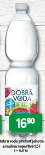Brněnka Dobrá voda příchut' jahoda a malina neperlivá nabídka