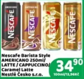 Nescafe Barista Style Americano / Latte / Cappuccino / Caramel Latte