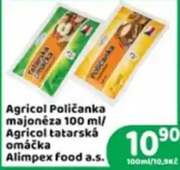 Brněnka Agricol Poličanka majonéza nabídka