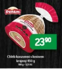Brněnka Penam chléb konzumní s kmínem nabídka