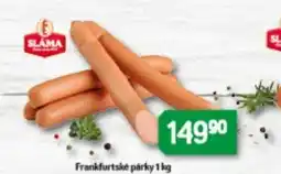 Brněnka Sláma frankfurtské párky nabídka