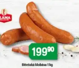 Brněnka Bitešská klobása nabídka