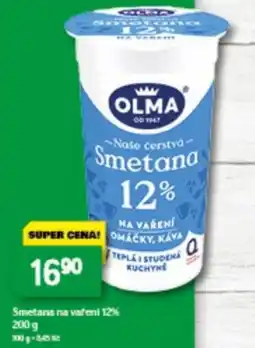 Brněnka Olma smetana na vaření 12% nabídka
