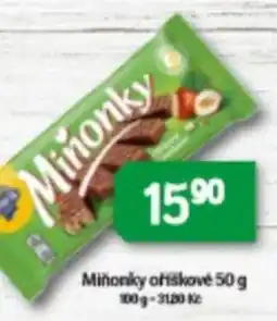 Brněnka Miňonky oříškové nabídka