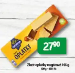 Brněnka Oplátky zlaté nugátové nabídka