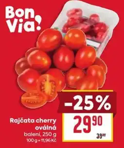 Billa Bon Via! rajčata cherry oválná nabídka