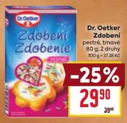 Billa Dr. Oetker Zdobení nabídka