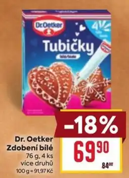 Billa Dr. Oetker Zdobení bílé nabídka