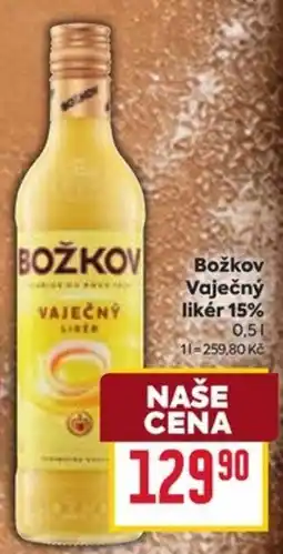 Billa Božkov vaječný likér nabídka