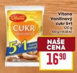 Billa Vitana vanilinový cukr 5+1 nabídka