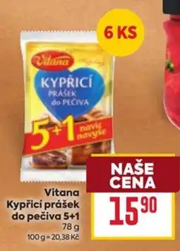 Billa Vitana kypřicí prášek do pečiva 5+1 nabídka