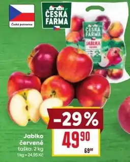 Billa Česká Farma Jablko červené nabídka