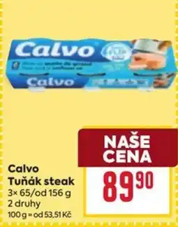 Billa Calvo Tuňák steak nabídka