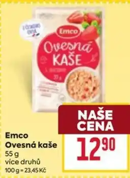 Billa Emco Ovesná kaše nabídka
