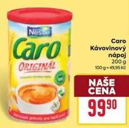 Billa Caro kávovinový nápoj nabídka