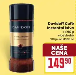 Billa Davidoff Café Instantní káva nabídka