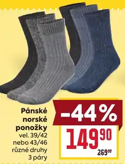 Billa Pánské norské ponožky nabídka