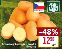 Billa Česká Farma brambory konzumní pozdní nabídka
