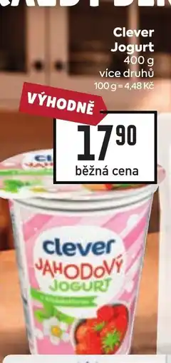 Billa Clever jogurt nabídka