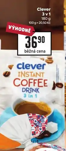 Billa Clever instant coffee drink 3 in 1 nabídka