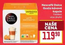Billa Nescafé Dolce Gusto kávové kapsle nabídka