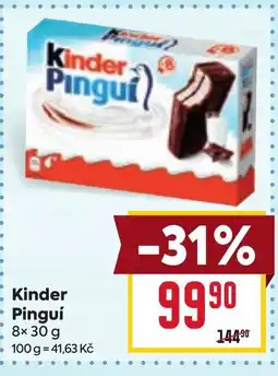 Billa Kinder Pinguí nabídka