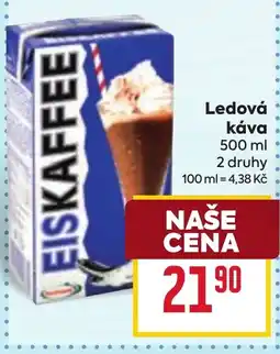 Billa Eiskaffee ledová káva nabídka