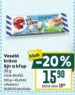 Billa Veselá kráva Sýr a křup nabídka