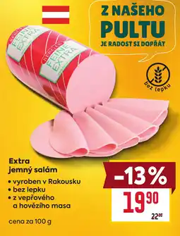 Billa Berger extra jemný salám nabídka
