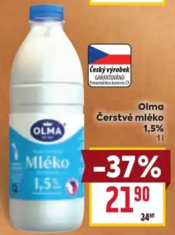 Billa Olma čerstvé mléko nabídka