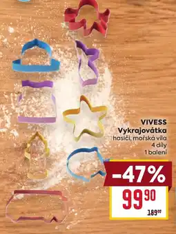 Billa Vivess vykrajovátka hasiči, mořská víla nabídka
