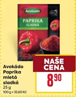 Billa Avokádo paprika mletá sladká nabídka